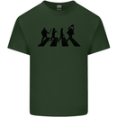 Abbey Road Killer Funny Halloween Horror Mens Cotton T-Shirt Tee Top Forest Green