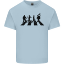 Abbey Road Killer Funny Halloween Horror Mens Cotton T-Shirt Tee Top Light Blue