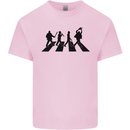 Abbey Road Killer Funny Halloween Horror Mens Cotton T-Shirt Tee Top Light Pink