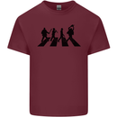 Abbey Road Killer Funny Halloween Horror Mens Cotton T-Shirt Tee Top Maroon