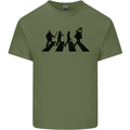 Abbey Road Killer Funny Halloween Horror Mens Cotton T-Shirt Tee Top Military Green