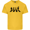 Abbey Road Killer Funny Halloween Horror Mens Cotton T-Shirt Tee Top Yellow