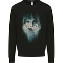 Abstract Art Woman Mens Sweatshirt Jumper Black