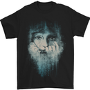 Abstract Art Woman Mens T-Shirt Cotton Gildan Black