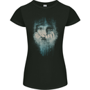 Abstract Art Woman Womens Petite Cut T-Shirt Black