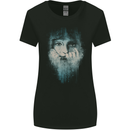 Abstract Art Woman Womens Wider Cut T-Shirt Black