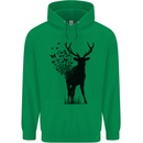 Abstract Butterfly Deer Ecology Environment Childrens Kids Hoodie Irish Green