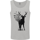 Abstract Butterfly Deer Ecology Environment Mens Vest Tank Top Sports Grey