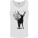 Abstract Butterfly Deer Ecology Environment Mens Vest Tank Top White