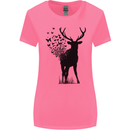 Abstract Butterfly Deer Ecology Environment Womens Wider Cut T-Shirt Azalea