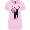 Abstract Butterfly Deer Ecology Environment Womens Wider Cut T-Shirt Light Pink