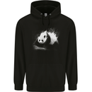 Abstract Panda Bear Ecology Childrens Kids Hoodie Black