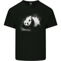 Abstract Panda Bear Ecology Mens Cotton T-Shirt Tee Top Black