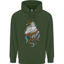 Abstract Scuba Diver Diving Dive Childrens Kids Hoodie Forest Green