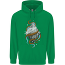 Abstract Scuba Diver Diving Dive Childrens Kids Hoodie Irish Green
