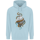 Abstract Scuba Diver Diving Dive Childrens Kids Hoodie Light Blue