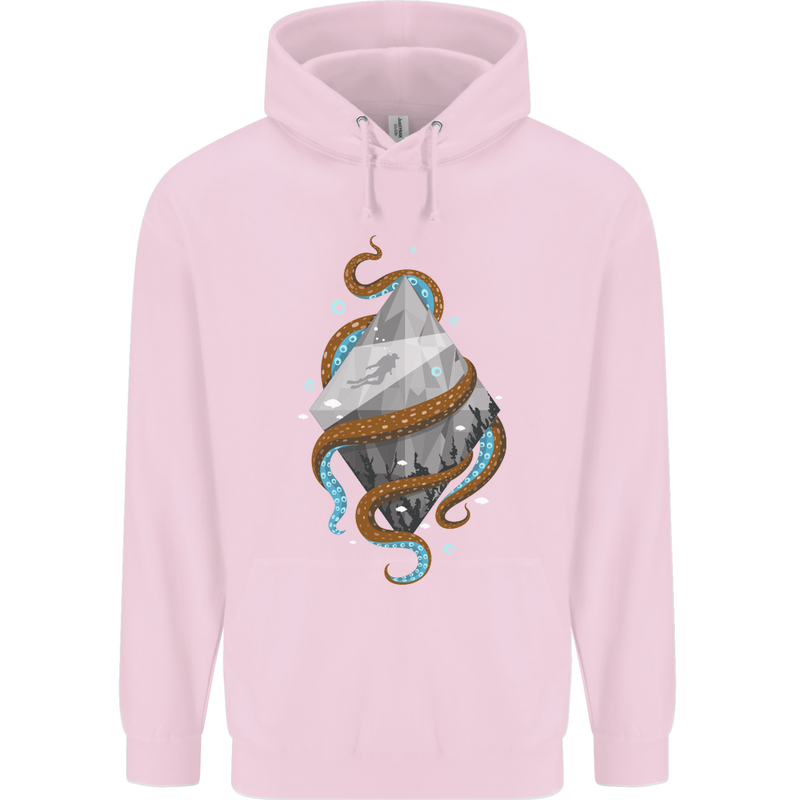 Abstract Scuba Diver Diving Dive Childrens Kids Hoodie Light Pink
