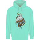 Abstract Scuba Diver Diving Dive Childrens Kids Hoodie Peppermint