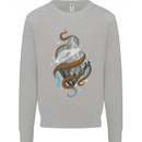 Abstract Scuba Diver Diving Dive Kids Sweatshirt Jumper Sports Grey