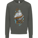 Abstract Scuba Diver Diving Dive Kids Sweatshirt Jumper Storm Grey