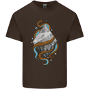 Abstract Scuba Diver Diving Dive Kids T-Shirt Childrens Chocolate