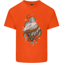Abstract Scuba Diver Diving Dive Kids T-Shirt Childrens Orange