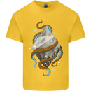 Abstract Scuba Diver Diving Dive Kids T-Shirt Childrens Yellow