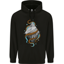 Abstract Scuba Diver Diving Dive Mens 80% Cotton Hoodie Black