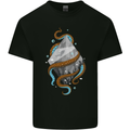 Abstract Scuba Diver Diving Dive Mens Cotton T-Shirt Tee Top Black