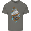 Abstract Scuba Diver Diving Dive Mens Cotton T-Shirt Tee Top Charcoal