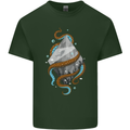 Abstract Scuba Diver Diving Dive Mens Cotton T-Shirt Tee Top Forest Green
