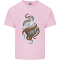 Abstract Scuba Diver Diving Dive Mens Cotton T-Shirt Tee Top Light Pink