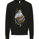 Abstract Scuba Diver Diving Dive Mens Sweatshirt Jumper Black