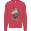 Abstract Scuba Diver Diving Dive Mens Sweatshirt Jumper Heliconia