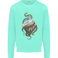 Abstract Scuba Diver Diving Dive Mens Sweatshirt Jumper Peppermint