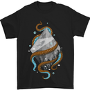Abstract Scuba Diver Diving Dive Mens T-Shirt Cotton Gildan Black