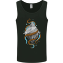 Abstract Scuba Diver Diving Dive Mens Vest Tank Top Black