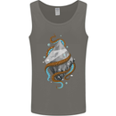 Abstract Scuba Diver Diving Dive Mens Vest Tank Top Charcoal