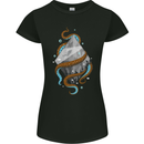 Abstract Scuba Diver Diving Dive Womens Petite Cut T-Shirt Black
