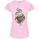 Abstract Scuba Diver Diving Dive Womens Petite Cut T-Shirt Light Pink