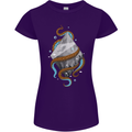 Abstract Scuba Diver Diving Dive Womens Petite Cut T-Shirt Purple