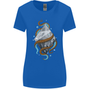 Abstract Scuba Diver Diving Dive Womens Wider Cut T-Shirt Royal Blue