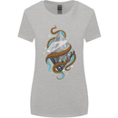 Abstract Scuba Diver Diving Dive Womens Wider Cut T-Shirt Sports Grey