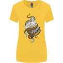 Abstract Scuba Diver Diving Dive Womens Wider Cut T-Shirt Yellow