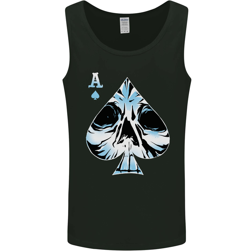 Ace of Spades Skull Mens Vest Tank Top Black