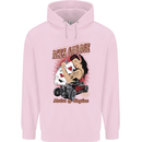 Aces Garage Hotrod Hot Rod Dragster Car Childrens Kids Hoodie Light Pink