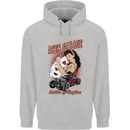 Aces Garage Hotrod Hot Rod Dragster Car Childrens Kids Hoodie Sports Grey