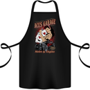 Aces Garage Hotrod Hot Rod Dragster Car Cotton Apron 100% Organic Black