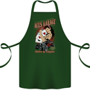 Aces Garage Hotrod Hot Rod Dragster Car Cotton Apron 100% Organic Forest Green