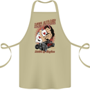 Aces Garage Hotrod Hot Rod Dragster Car Cotton Apron 100% Organic Khaki
